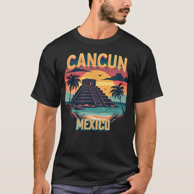 Cancun Mexico T-Shirt (Front)