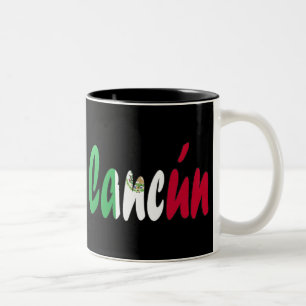 Cancun, Mexico Two-Tone Coffee Mug