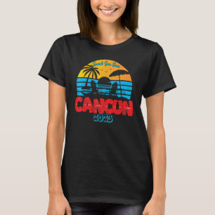 Cancun Mexico Vacation 2023 Beach Family Friend Gr T-Shirt