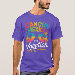 Cancun Mexico Vacation Beach 2025 Trip Group Squad T-Shirt