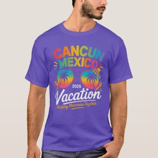 Cancun Mexico Vacation Beach 2025 Trip Group Squad T-Shirt