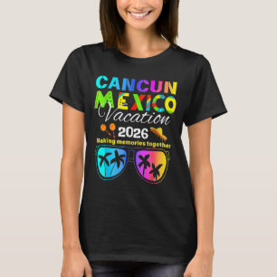 Cancun Mexico Vacation Beach 2026 Trip Squad T-Shirt