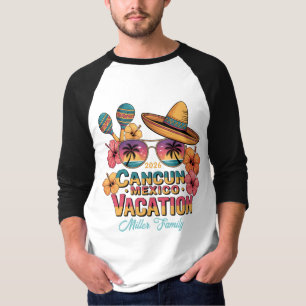 Cancun Mexico Vacation Beach Trip Tropical Summer T-Shirt