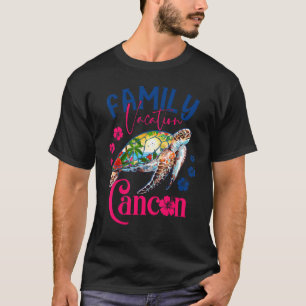 Cancun Mexico Vacation Sea Turtle Matching Family T-Shirt