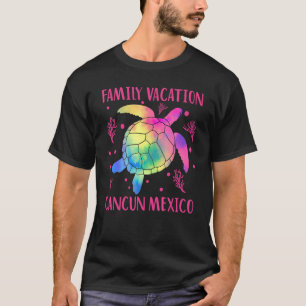 Cancun Mexico Vacation Sea Turtle Matching Family  T-Shirt