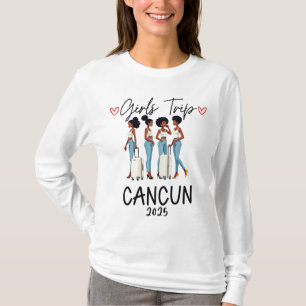 Cancun Mexico Womens Weekend Summer Vacation 2025 T-Shirt