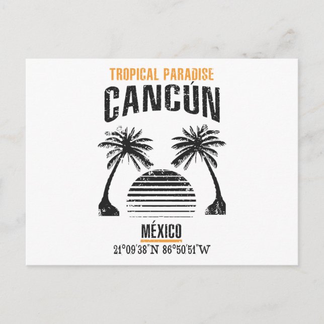 Cancún Postcard (Front)