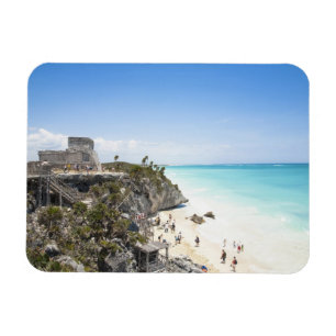 Cancun, Quintana Roo, Mexico - Ruins on a hill Magnet