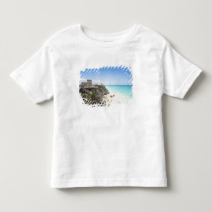 Cancun, Quintana Roo, Mexico - Ruins on a hill Toddler T-Shirt