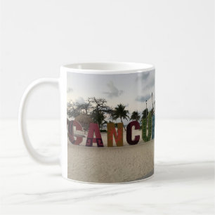 Cancun Sign – Playa Delfines, Mexico Mug