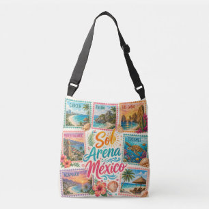 Cancun Sun Sand Mexico Beautiful Beaches Tropical  Crossbody Bag