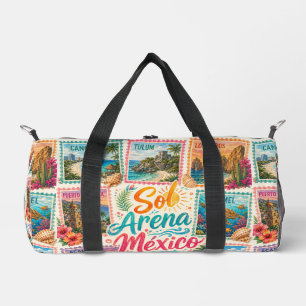 Cancun Sun Sand Mexico Beautiful Beaches Tropical  Duffle Bag