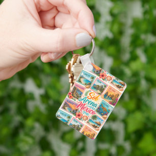 Cancun Sun Sand Mexico Beautiful Beaches Tropical  Key Ring