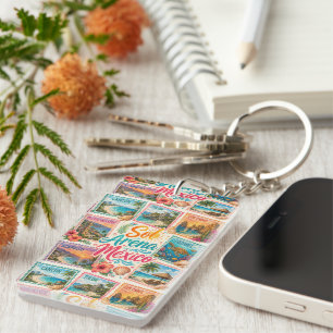 Cancun Sun Sand Mexico Beautiful Beaches Tropical  Key Ring
