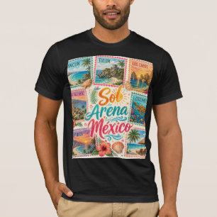 Cancun Sun Sand Mexico Beautiful Beaches Tropical T-Shirt
