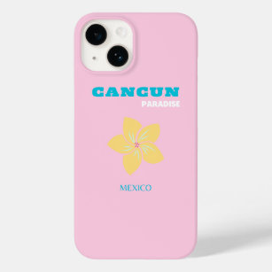 Cancun Travel Art, Travel Art, Preppy, Preppy Room Case-Mate iPhone 14 Case