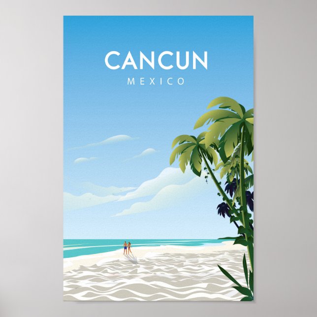 Cancun Travel poster (Front)