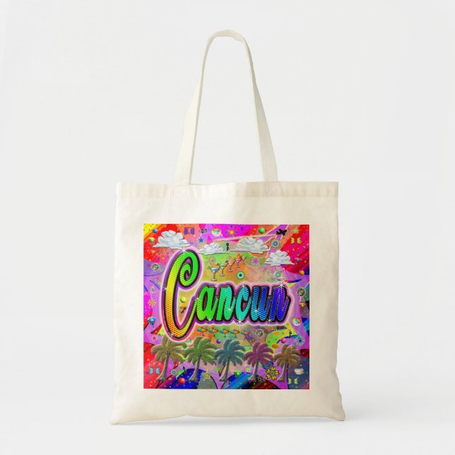 Cancun Vista Express Tote Bag (Front)