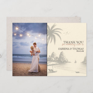 Cancun Wedding Photo Thank You