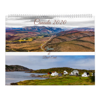 Canda 2020, Yukon & Back East, Photo Calendar