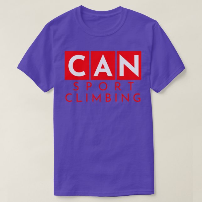 Canda Sport Climbing T-Shirt (Design Front)