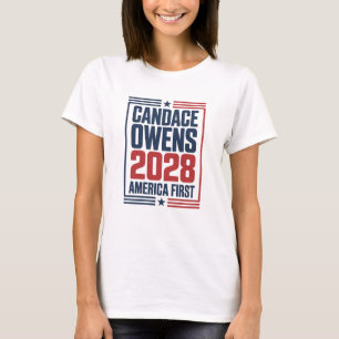 Candace Owens 2028 America First President T-Shirt