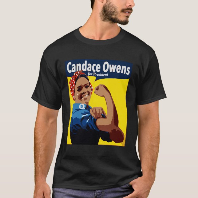 Candace Owens For President 2024 T-Shirt (Front)