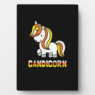 Candicorn Fun Halloween Unicorn T-Shirt Plaque