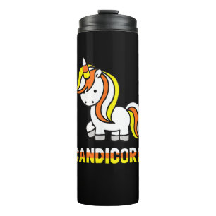Candicorn Fun Halloween Unicorn T-Shirt Thermal Tumbler