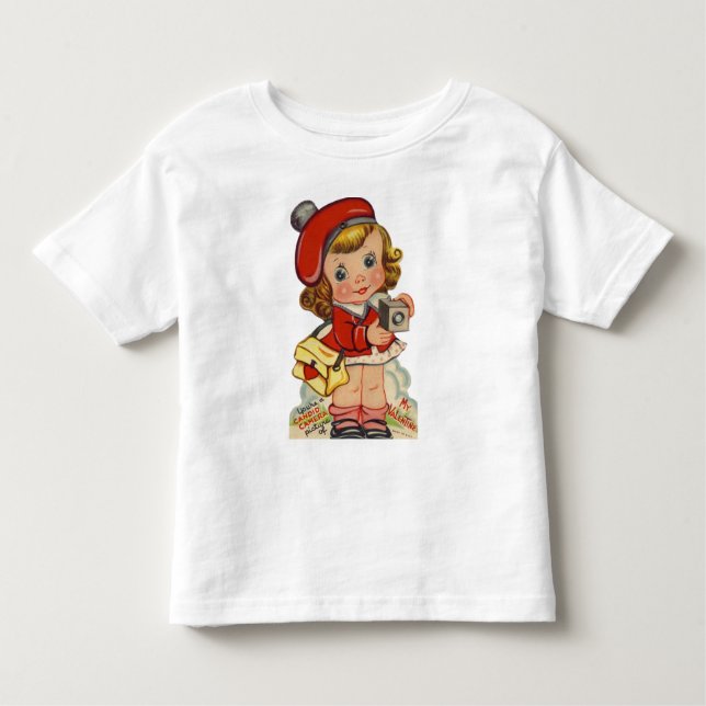 Candid Camera Valentine Toddler T-Shirt (Front)