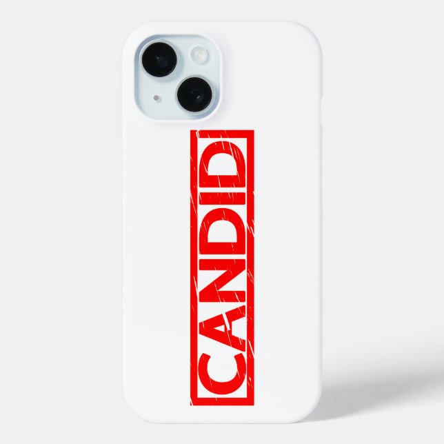 Candid Stamp Case-Mate iPhone Case (Back)