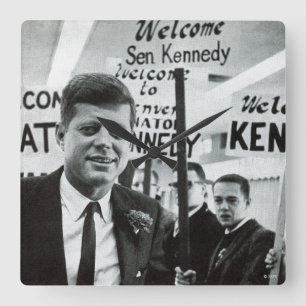 Candidate Kennedy Square Wall Clock