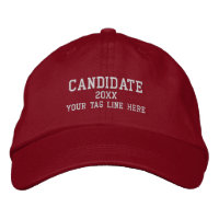 Candidate name for election tag line Personalised
