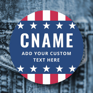 Candidate name slogan political election campaign tag