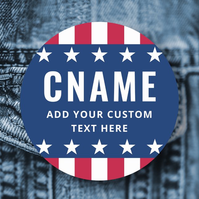 Candidate name slogan political election campaign tag (Candidate name slogan political election campaign name tag)