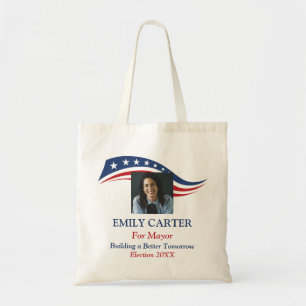 Candidate Supporter Photo Election Campaign Tote Bag