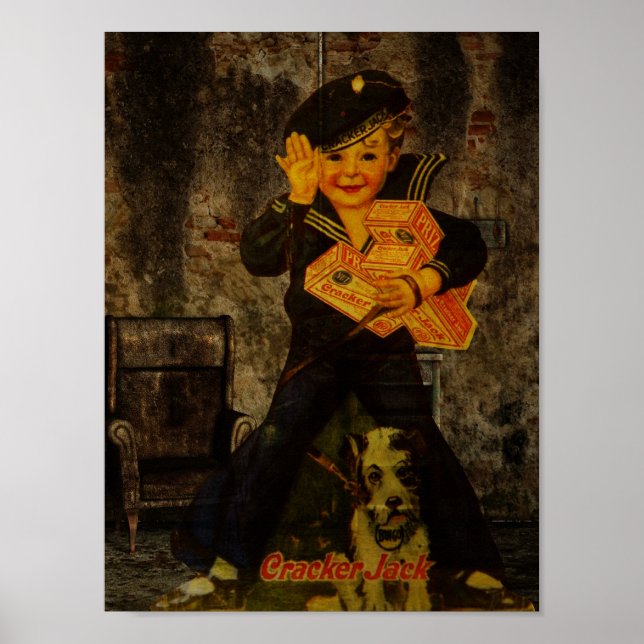 Candied Popcorn Advertising Poster (Front)