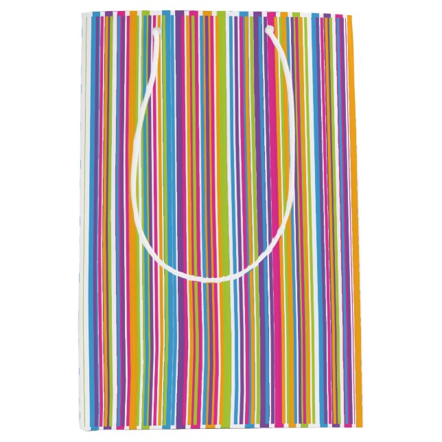 Candies Pattern Medium Gift Bag (Front)