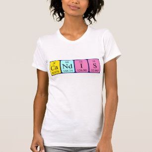 Candis periodic table name shirt