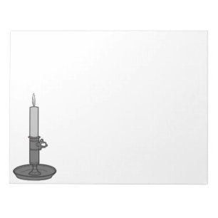 Candle 01 notepad