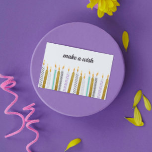 Candle Birthday Card