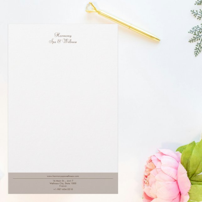 Candle, Brush, Spa & Wellness Stationery (Creator Uploaded)