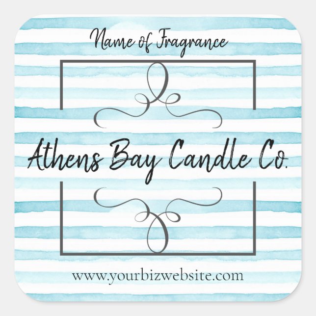 Candle Business Label (Front)