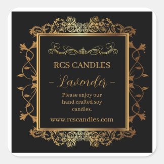 Candle Business Label