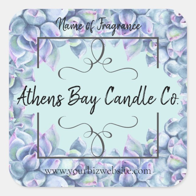 Candle Business Label (Front)