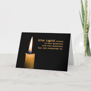 Candle Christmas Card (To God's People...)