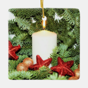 Candle Christmas Ornament