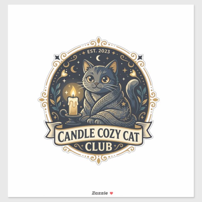 Candle Cosy Cat Cat Dad Gift Idea - Candle Cosy Ca (Sheet)
