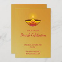 Candle Flame on Yellow Background