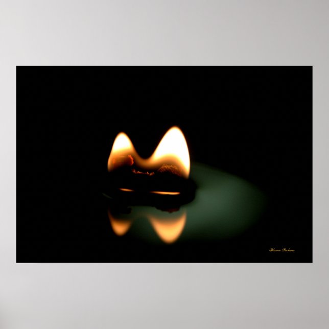 Candle Flame Poster (Front)